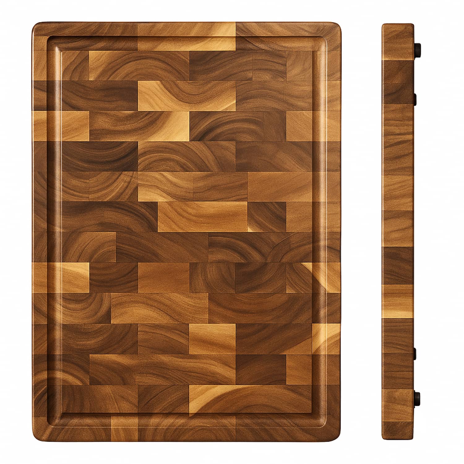 Acacia End Grain Cutting Board
