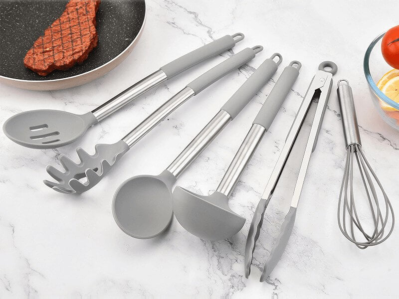 15 Piece Silicone Kitchen Utensil Set