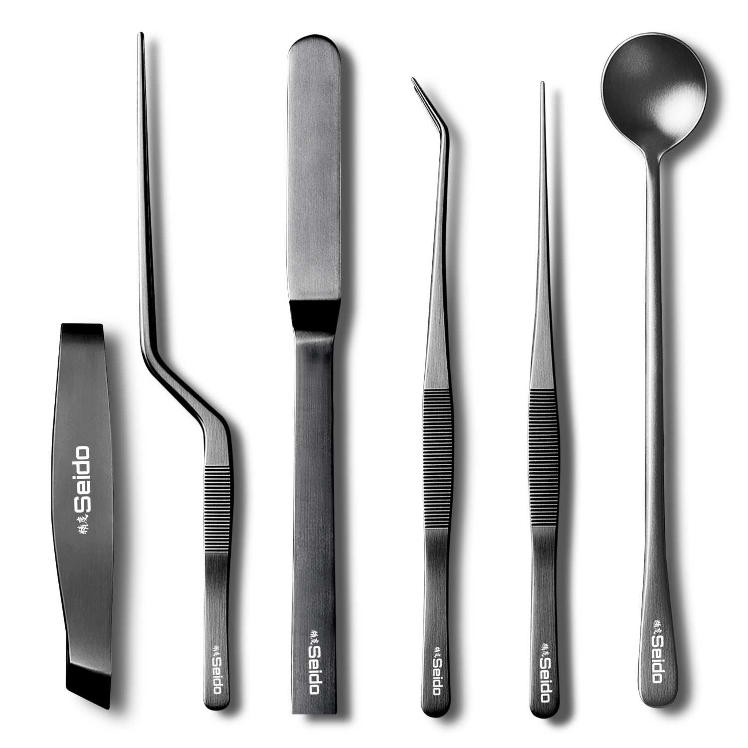 6-piece Plating Tweezer Set