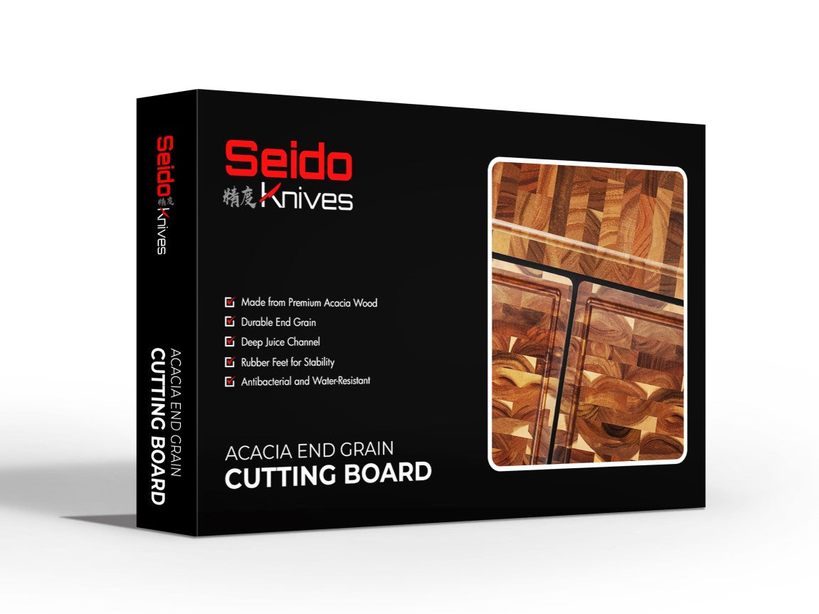 Acacia End Grain Cutting Board