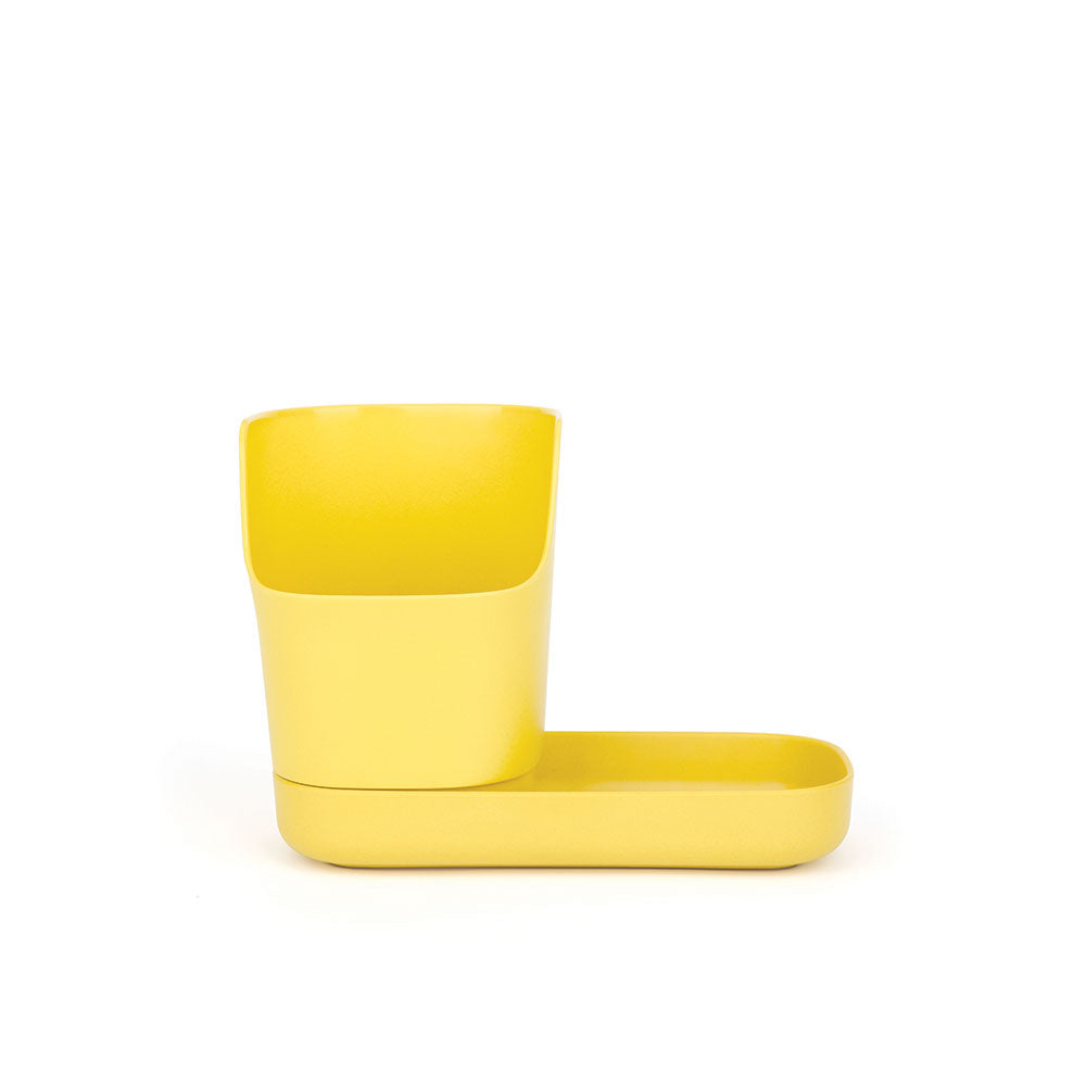 Duo Sink Caddy Organizer & Soap Dispenser - Lemon
