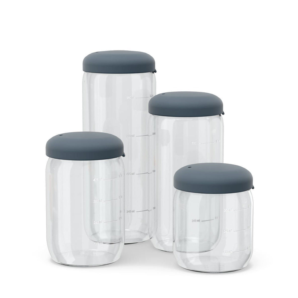 Food Storage Jar in Borosilicate Glass 25 oz - Storm