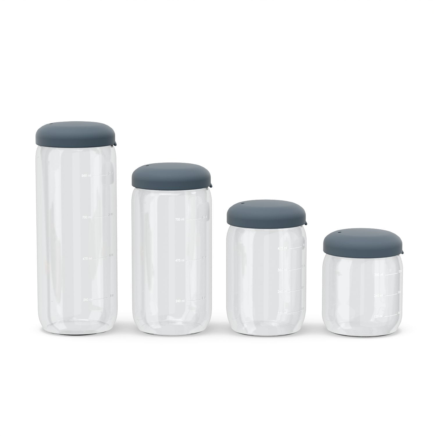 Food Storage Jar in Borosilicate Glass 12 oz - Storm