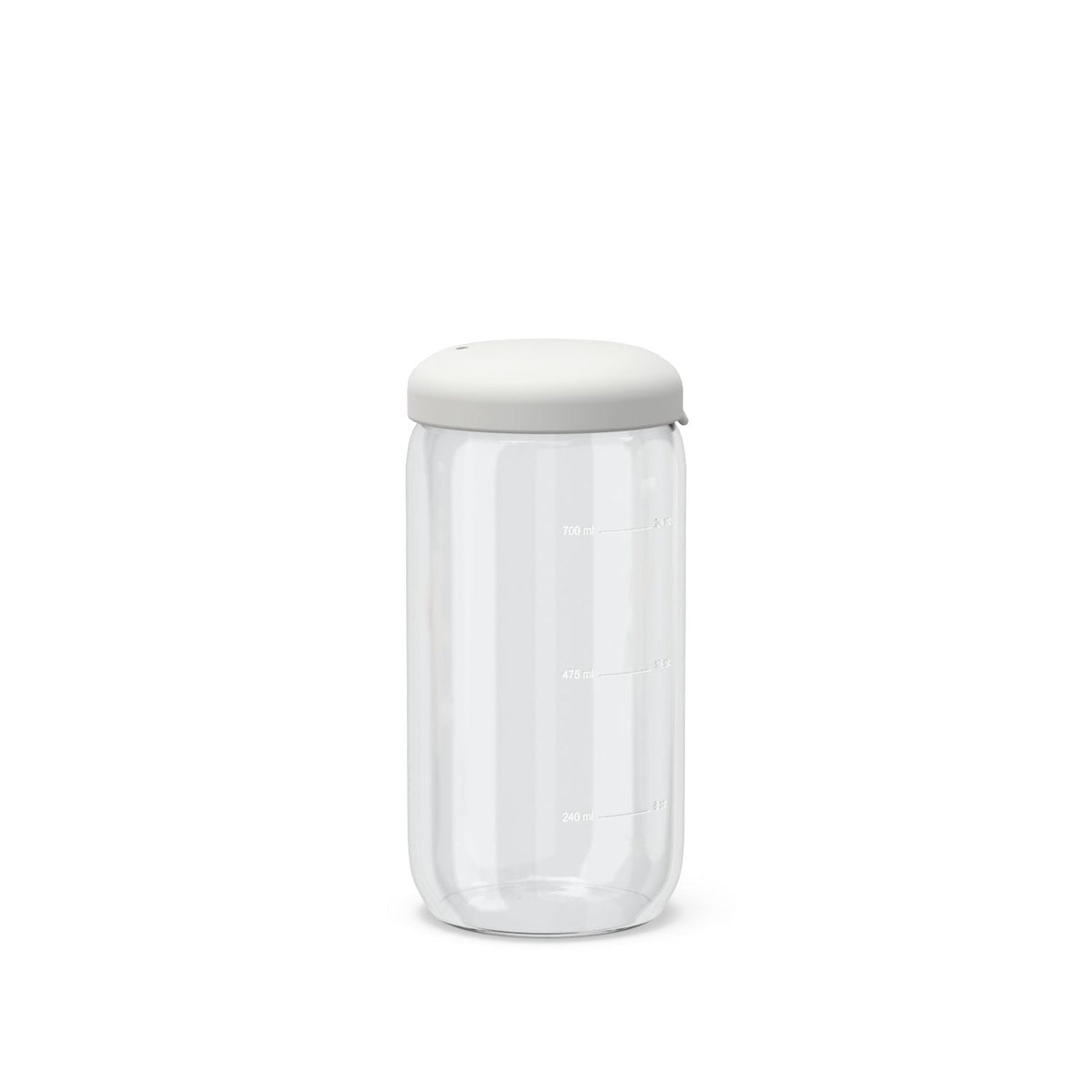 Food Storage Jar in Borosilicate Glass 25 oz - Cloud